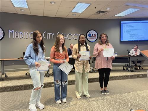 pics of Optimist Club essay winners