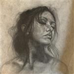 portrait of woman in black and white that was the award winning pic