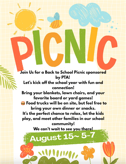  Back to School Family Picnic