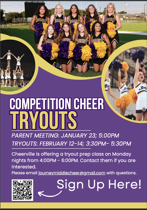 cheer tryouts flyer