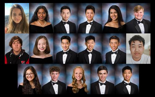 grid pictures of all 17 national merit semifinalists for Madison City Schools in 2020 grid pictures of all 17 national merit semifinalists for Madison City Schools in 2020