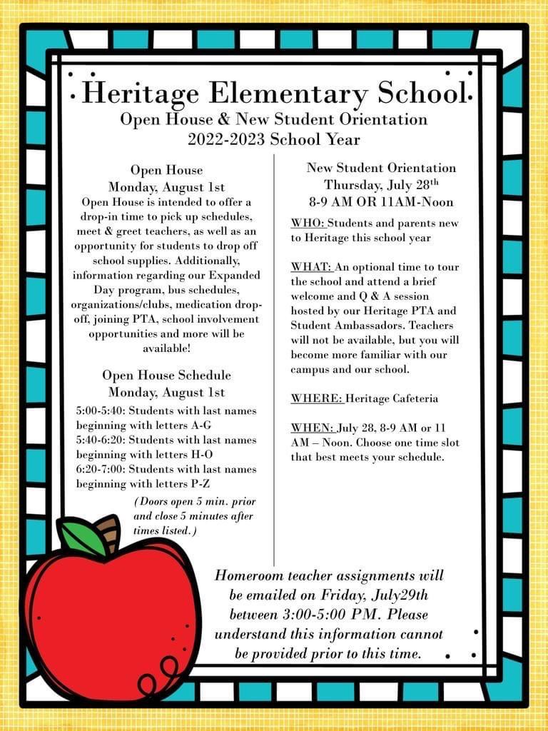 Open House Flyer