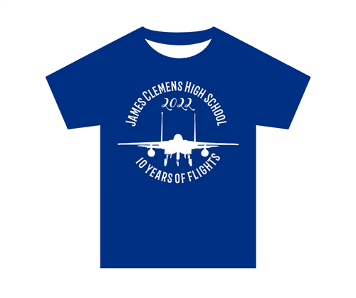 10 years of flights front design only