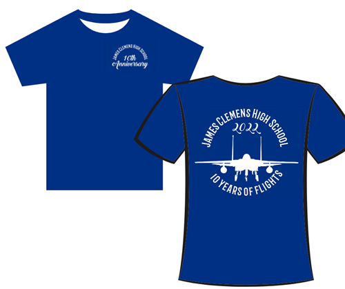 10 years of flights front & back designs