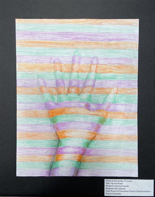 Displayed at the State Superintendent Art Show 2022